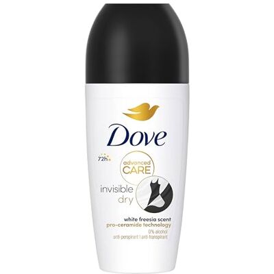 Dove Advanced Care Invisible Dry Anti-perspirant Deodorant pack of 6 with Triple Moisturising technology roll-on for 48 hours of protection 50 ml Dove Advanced Care Invisible Dry Anti-perspirant Deodorant pack of 6 with Triple Moisturising technology roll-on for 48 hours of protection 50 ml
