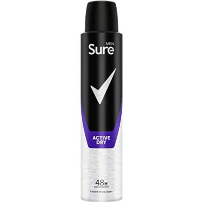 Sure - Men Active Dry - 48-hour - Deodorant aerosol Sure - Men Active Dry - 48-hour - Deodorant aerosol