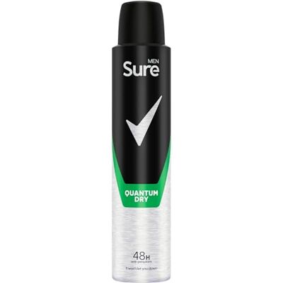 Sure Quantum Dry - Men - 200 ml - Antiperspirant Sure Quantum Dry - Men - 200 ml - Antiperspirant