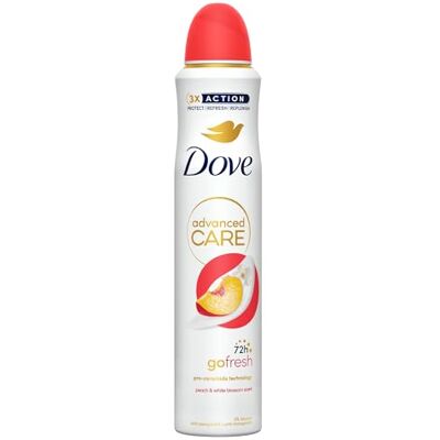 Dove Advanced Care Go Fresh Peach White Blossom - Deodorant Spray Dove Advanced Care Go Fresh Peach White Blossom - Deodorant Spray