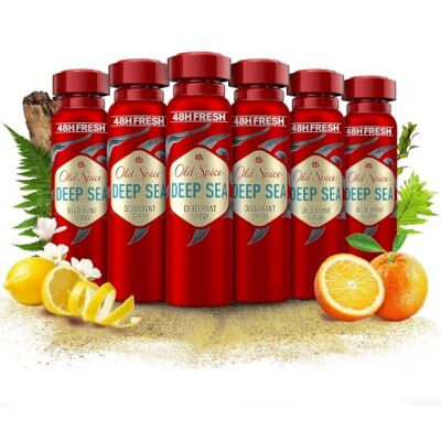 Old Spice Deep Sea Deodorant Body Spray 150ml Old Spice Deep Sea Deodorant Body Spray 150ml