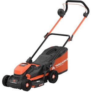 Yard Force LM C34B Cordless Lawn Mower, 40V Twin Battery, 34cm Cut Width, 6 Height Settings, 35L Grass Bag Yard Force LM C34B Cordless Lawn Mower, 40V Twin Battery, 34cm Cut Width, 6 Height Settings, 35L Grass Bag