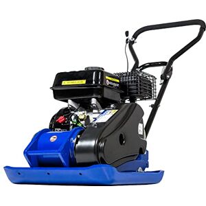 Hyundai 196cc Petrol Plate Compactor 81.5kg 42cm Wacker Plate with Wheel Kit & Paving Pad for Driveways, Patios & Block Paving Hyundai 196cc Petrol Plate Compactor 81.5kg 42cm Wacker Plate with Wheel Kit & Paving Pad for Driveways, Patios & Block Paving