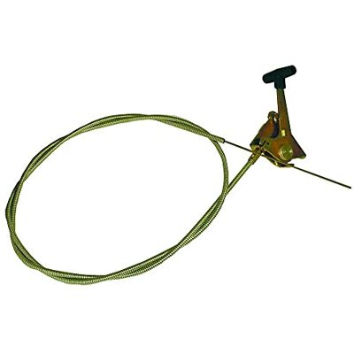 Stens 290-155 Throttle Control Cable, Positive Action, Right Hand Version, 53-1/4 Inner Wire Length, 47-1/2 Conduit Length Stens 290-155 Throttle Control Cable, Positive Action, Right Hand Version, 53-1/4 Inner Wire Length, 47-1/2 Conduit Length