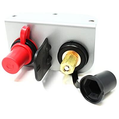 R2X Racing Remote Battery Terminals Car Battery Terminal Jumper Battery Post Terminals Battery Relocation Kit with Heavy Duty Steel Mounting Bracket for UTV ATV Car Trucks RV Tractor Mower Boat R2X Racing Remote Battery Terminals Car Battery Terminal Jumper Battery Post Terminals Battery Relocation Kit with Heavy Duty Steel Mounting Bracket for UTV ATV Car Trucks RV Tractor Mower Boat