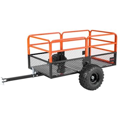 VEVOR Garden Utility Trailer, 28 Cu. Ft. & 1800lbs, ATV UTV Trailer, Tow Behind Steel Dump Trailers, Removable Rear Panel, Heavy Duty Pull Behind Yard Trailers for Lawn Mower Tractor Garden Waste VEVOR Garden Utility Trailer, 28 Cu. Ft. & 1800lbs, ATV UTV Trailer, Tow Behind Steel Dump Trailers, Removable Rear Panel, Heavy Duty Pull Behind Yard Trailers for Lawn Mower Tractor Garden Waste