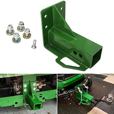 ELITEWILL Lawn Mower Garden Tractor Trailer Hitch Receiver Rear Attachment Green Compatible with John Deere Deer Gator 4x2 6x4 ELITEWILL Lawn Mower Garden Tractor Trailer Hitch Receiver Rear Attachment Green Compatible with John Deere Deer Gator 4x2 6x4