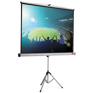 Nobo Flexible Projection Screen Tripod, Lightweight Pop-Up Matte White Projector Surface With Stand, Portable & Free Standing, 1500 x 1138mm, 1902395 Nobo Flexible Projection Screen Tripod, Lightweight Pop-Up Matte White Projector Surface With Stand, Portable & Free Standing, 1500 x 1138mm, 1902395