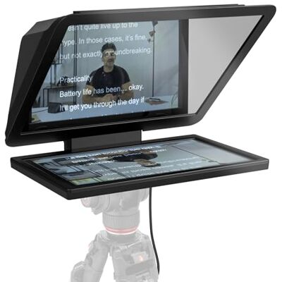 Elgato Prompter XL, Full-Sized Teleprompter, Removable 15.6-inch detachable Full HD display, Doubles as conferencing monitor, Fits DSLR, mirrorless, studio cameras, USB-C 3.2 Elgato Prompter XL, Full-Sized Teleprompter, Removable 15.6-inch detachable Full HD display, Doubles as conferencing monitor, Fits DSLR, mirrorless, studio cameras, USB-C 3.2