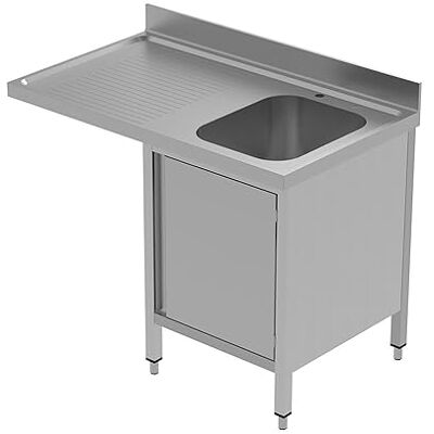 Stalwart DA-VSCH127LBS Commercial Sink for dishwashers with Cupboard 1 Bowl Left Splashback 1200mm Depth 700mm Stalwart DA-VSCH127LBS Commercial Sink for dishwashers with Cupboard 1 Bowl Left Splashback 1200mm Depth 700mm