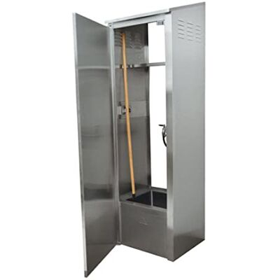 Stalwart DA-FMSC263384418KD Janitorial Mop Sink Cabinet Stainless Steel Single Stalwart DA-FMSC263384418KD Janitorial Mop Sink Cabinet Stainless Steel Single
