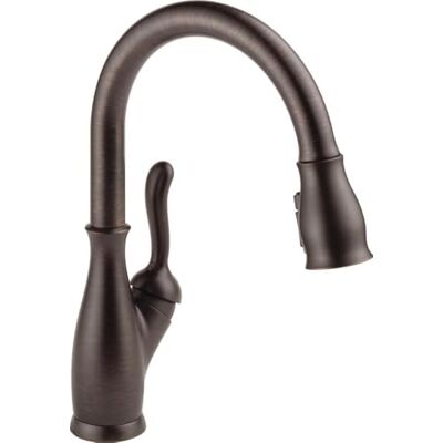 DELTA Faucet Leland Oil Rubbed Bronze Kitchen Faucet, Kitchen Faucets with Pull Down Sprayer, Kitchen Sink Faucet, Faucet for Kitchen Sink with Magnetic Docking Spray Head, Venetian Bronze 9178-RB-DST DELTA Faucet Leland Oil Rubbed Bronze Kitchen Faucet, Kitchen Faucets with Pull Down Sprayer, Kitchen Sink Faucet, Faucet for Kitchen Sink with Magnetic Docking Spray Head, Venetian Bronze 9178-RB-DST