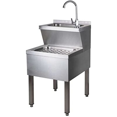 Stalwart DA-THHWA57K Janitorial Sink Basin Stainless Steel Depth 700mm Stalwart DA-THHWA57K Janitorial Sink Basin Stainless Steel Depth 700mm