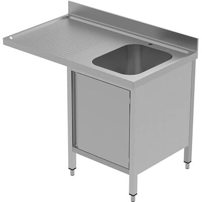 Stalwart DA-VSCH127RBS Commercial Sink for dishwashers with Cupboard 1 Bowl Right Splashback 1200mm Depth 700mm Stalwart DA-VSCH127RBS Commercial Sink for dishwashers with Cupboard 1 Bowl Right Splashback 1200mm Depth 700mm