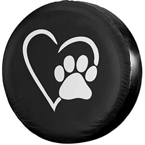 Foruidea Dog Pet Paws Love Heart Spare Tire Cover Dust-Proof Wheel Tire Cover Fit Trailer, RV, SUV and Many Vehicle 15 Inch Foruidea Dog Pet Paws Love Heart Spare Tire Cover Dust-Proof Wheel Tire Cover Fit Trailer, RV, SUV and Many Vehicle 15 Inch