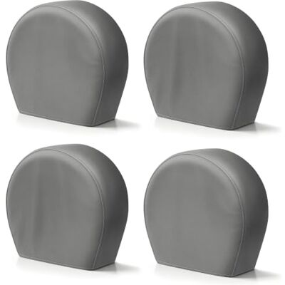 Explore Land Tire Covers 4 Pack Tough Tire Wheel Protector For Truck, SUV, Trailer, Camper, RV Universal Fits Tire Diameters 26-28.75 inches, Charcoal Explore Land Tire Covers 4 Pack Tough Tire Wheel Protector For Truck, SUV, Trailer, Camper, RV Universal Fits Tire Diameters 26-28.75 inches, Charcoal
