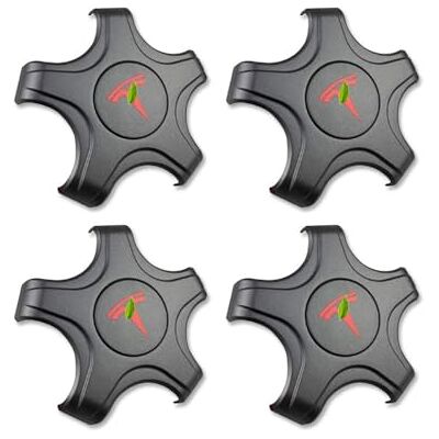 CoolKo Telsa Aero Wheels Cap Kits for Original Standard Rims Center Caps Hubcaps Cover Tesla Model 3 (Titanium Deep Gray with Red T Logo) CoolKo Telsa Aero Wheels Cap Kits for Original Standard Rims Center Caps Hubcaps Cover Tesla Model 3 (Titanium Deep Gray with Red T Logo)