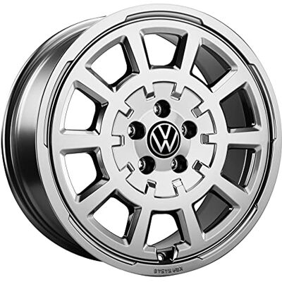 Volkswagen Lightweight Buffalo Alloy Rim, Aluminum-Magnesium-Silicone, Grey Metallic Volkswagen Lightweight Buffalo Alloy Rim, Aluminum-Magnesium-Silicone, Grey Metallic