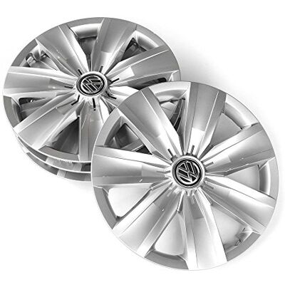 Volkswagen 2GA071456 Hub Caps 16 Inch Brilliant Silver Set of 4 Volkswagen 2GA071456 Hub Caps 16 Inch Brilliant Silver Set of 4