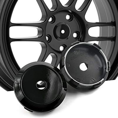 RTRHINOTUNING 68mm 64mm Black ABS Car Wheel Hub Center Caps Set of 4 for Enkei RPF1 RTRHINOTUNING 68mm 64mm Black ABS Car Wheel Hub Center Caps Set of 4 for Enkei RPF1