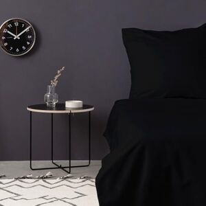 Nuit Des Rêves Luxurious Satin Double Quilt Cover Set (200 x 200 cm), Black, 100% Cotton Satin, 210 Thread Count, Includes 2 Pillowcases, Machine Washable at 30°C Nuit Des Rêves Luxurious Satin Double Quilt Cover Set (200 x 200 cm), Black, 100% Cotton Satin, 210 Thread Count, Includes 2 Pillowcases, Machine Washable at 30°C