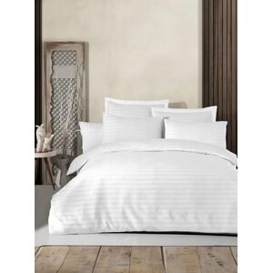 Nuit Des Rêves Double Quilt Cover Set (200 x 200 cm), White, 70% Cotton/30% Polyester, 2 Pillowcases (80 x 80 cm), Machine Washable, Elegant Button Closure Nuit Des Rêves Double Quilt Cover Set (200 x 200 cm), White, 70% Cotton/30% Polyester, 2 Pillowcases (80 x 80 cm), Machine Washable, Elegant Button Closure