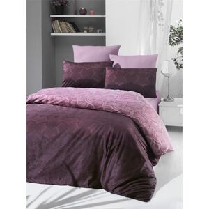 Nuit Des Rêves Luxurious Satin Double Quilt Cover Set (200 x 200 cm), 100% Cotton, 210 Thread Count, Rose & Lilac, Machine Washable, Envelope & Button Closure, Elegant Bedding Nuit Des Rêves Luxurious Satin Double Quilt Cover Set (200 x 200 cm), 100% Cotton, 210 Thread Count, Rose & Lilac, Machine Washable, Envelope & Button Closure, Elegant Bedding