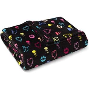 Betsey Johnson Throw, Ultra-Soft Plush Blanket, Use for Couch, Bed, or Lounges, Dorm Essentials (Betsey Signature, 50" x 70") Betsey Johnson Throw, Ultra-Soft Plush Blanket, Use for Couch, Bed, or Lounges, Dorm Essentials (Betsey Signature, 50" x 70")