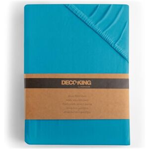DecoKing Fitted Sheet - Cotton, 140x200 cm, Marine DecoKing Fitted Sheet - Cotton, 140x200 cm, Marine