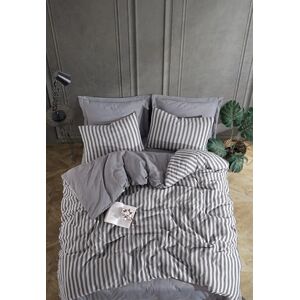 Nuit Des Rêves Double Quilt Cover Set (200 x 200 cm), Black, 70% Cotton/30% Polyester, 2 Pillowcases (80 x 80 cm), Machine Washable, Elegant Button Closure Nuit Des Rêves Double Quilt Cover Set (200 x 200 cm), Black, 70% Cotton/30% Polyester, 2 Pillowcases (80 x 80 cm), Machine Washable, Elegant Button Closure