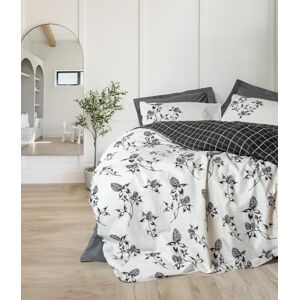Nuit Des Rêves Ranforce Single Quilt Cover Set (135 x 200 cm), Anthracite, 100% Cotton, Pigment Printed, Machine Washable, Button Closure, Soft & Stylish Bedding Nuit Des Rêves Ranforce Single Quilt Cover Set (135 x 200 cm), Anthracite, 100% Cotton, Pigment Printed, Machine Washable, Button Closure, Soft & Stylish Bedding
