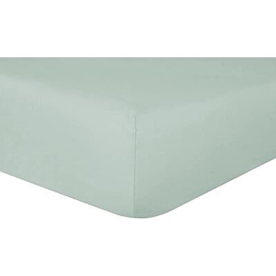 Sleepdown Fitted Sheet Plain Warm Cosy Breathable Super Soft 100% Bamboo Bedsheet Bed Linen 32cm Extra Deep Pockets Sage Green Double,5056242894766 Sleepdown Fitted Sheet Plain Warm Cosy Breathable Super Soft 100% Bamboo Bedsheet Bed Linen 32cm Extra Deep Pockets Sage Green Double,5056242894766