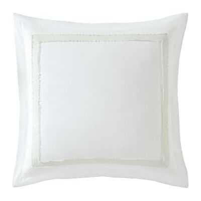 Laura Ashley Euro Sham, Lightweight Cotton Pillow Sham with Tailored Edges, Oeko-Tex Certified (Mila Green, 26" x 26") Laura Ashley Euro Sham, Lightweight Cotton Pillow Sham with Tailored Edges, Oeko-Tex Certified (Mila Green, 26" x 26")