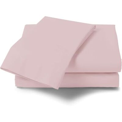 GC GAVENO CAVAILIA Non Iron Plain Dyed Percale Flat Sheet, Soft Polycotton Bed Sheets, 180 Thread Count Easy Care Bedding, Single, Pink GC GAVENO CAVAILIA Non Iron Plain Dyed Percale Flat Sheet, Soft Polycotton Bed Sheets, 180 Thread Count Easy Care Bedding, Single, Pink