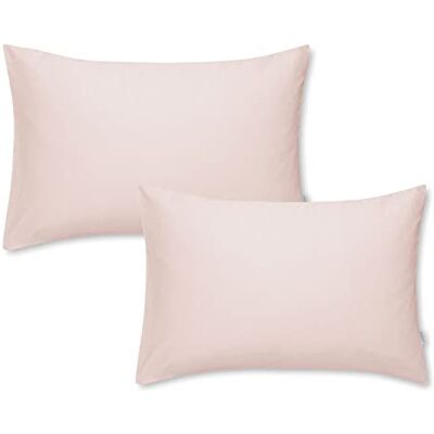 Bianca 400T Thread Count Cotton Sateen Standard Pillowcase Pair Blush Bianca 400T Thread Count Cotton Sateen Standard Pillowcase Pair Blush