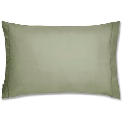Bianca Plain Dyed Military Green Pillow Case 65x65 (2) Bianca Plain Dyed Military Green Pillow Case 65x65 (2)