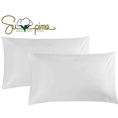 ELINEN Queen Pillowcase Set of 2, Luxury Hotel Pillow Cases, 100% Supima Cotton 600 Thread Count, Sateen Weave, Premium Quality Stardand Pillowcase 2 Pieces ELINEN Queen Pillowcase Set of 2, Luxury Hotel Pillow Cases, 100% Supima Cotton 600 Thread Count, Sateen Weave, Premium Quality Stardand Pillowcase 2 Pieces