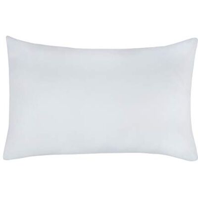 Sleepdown Super Soft Plain Dye Housewife Pillowcase Pair Pack Thermal Warm Cosy Pillow Cover 50cm x 75cm White, 5056242769118 Sleepdown Super Soft Plain Dye Housewife Pillowcase Pair Pack Thermal Warm Cosy Pillow Cover 50cm x 75cm White, 5056242769118