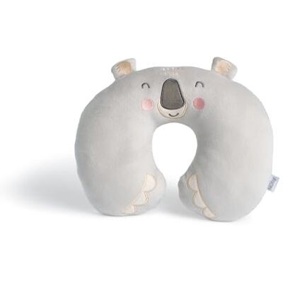 Nuby Kids Travel Pillow Comfortable Head Rest Machine Washable Cute Design Ideal for Car or Plane Suitable from 12 Months (Koala) Nuby Kids Travel Pillow Comfortable Head Rest Machine Washable Cute Design Ideal for Car or Plane Suitable from 12 Months (Koala)