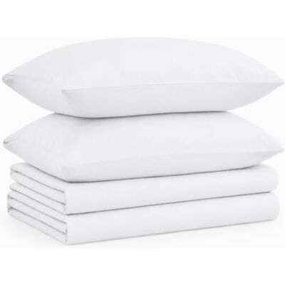 Tribeca Living Solid 170-GSM Flannel Extra Deep Pocket Sheet Set with Oversized Flat, 100% Cotton, Super Soft, Warm, Cozy Bed Sheet, Queen White, (SOLFLASHEQUWH) Tribeca Living Solid 170-GSM Flannel Extra Deep Pocket Sheet Set with Oversized Flat, 100% Cotton, Super Soft, Warm, Cozy Bed Sheet, Queen White, (SOLFLASHEQUWH)