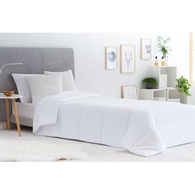 Todocama Fibre Duvet, 3003, Anti-Dust Mite, Autumn-Winter, 300 g/m², White (Bed 160/180-240 x 220 cm) Todocama Fibre Duvet, 3003, Anti-Dust Mite, Autumn-Winter, 300 g/m², White (Bed 160/180-240 x 220 cm)