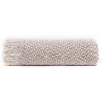 Todocama Multipurpose Sofa Quilt, Foulard Blanket, Plaid for Bed, Sofa Cover, Jarapas, Made in Spain, Herringbone. (180 x 260 cm, Sand Beige). Todocama Multipurpose Sofa Quilt, Foulard Blanket, Plaid for Bed, Sofa Cover, Jarapas, Made in Spain, Herringbone. (180 x 260 cm, Sand Beige).