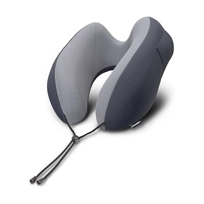 Travelon Transit Premium Neck Pillow, Navy/Gray, 10.25”W X 5.75””H X 10.5”D Travelon Transit Premium Neck Pillow, Navy/Gray, 10.25”W X 5.75””H X 10.5”D