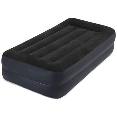 Intex Twin Pillow Rest Raised Airbed With Fiber-Tech RP, Inflated Size: 99cm x 1.91m x 42cm (64122GB) Intex Twin Pillow Rest Raised Airbed With Fiber-Tech RP, Inflated Size: 99cm x 1.91m x 42cm (64122GB)