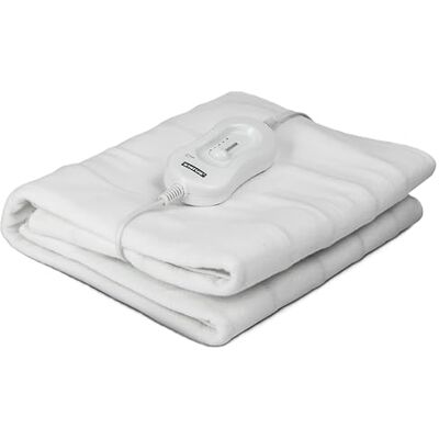 Status Single Electric Under Blanket with 3 Heat Settings, 40W Heated Mattress Cover for Bed Warming and Night-Time Comfort, White (SEB1PKB) Status Single Electric Under Blanket with 3 Heat Settings, 40W Heated Mattress Cover for Bed Warming and Night-Time Comfort, White (SEB1PKB)