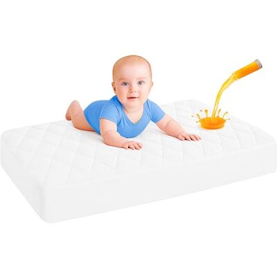 DUDU N GIRLIE Cot Bed Luxury Quilted Waterproof Extra Deep Mattress Protector Fitted Mattress Protector's. DUDU N GIRLIE Cot Bed Luxury Quilted Waterproof Extra Deep Mattress Protector Fitted Mattress Protector's.
