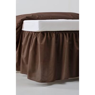 Jotex Zack 160 x 200 cm 100% Organic Cotton Bed Cover Height 45 cm Brown Jotex Zack 160 x 200 cm 100% Organic Cotton Bed Cover Height 45 cm Brown