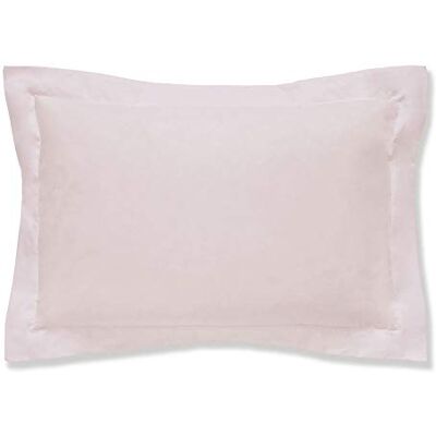 Bianca Fine Linens 400 Thread Count Cotton Sateen Oxford Pillowcase Pair Blush Pink Bianca Fine Linens 400 Thread Count Cotton Sateen Oxford Pillowcase Pair Blush Pink