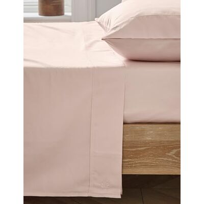 Ted Baker Plain Dye Flat Sheet Pink Ted Baker Plain Dye Flat Sheet Pink