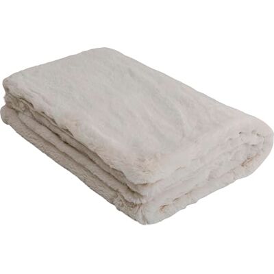 KARE Design Blanket Mika Cream Cuddly Blanket Large Living Room Bedroom 150 x 200 cm KARE Design Blanket Mika Cream Cuddly Blanket Large Living Room Bedroom 150 x 200 cm